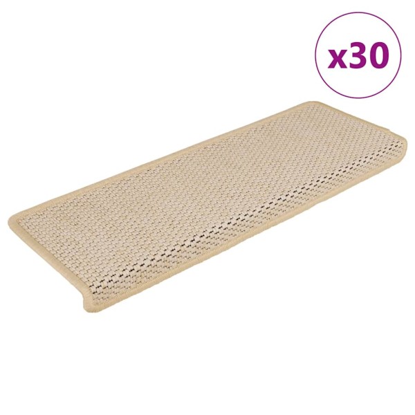 Sticky stairs mats, 30pcs, Berber, 65x21x4cm