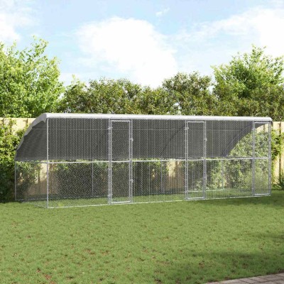 Chicken cage 3 pcs Silver...
