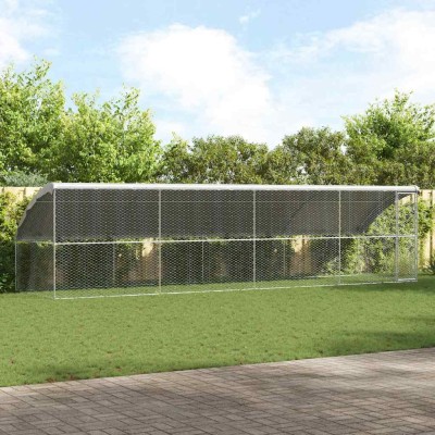 Dog cage 4 pcs Silver 8 x 2...
