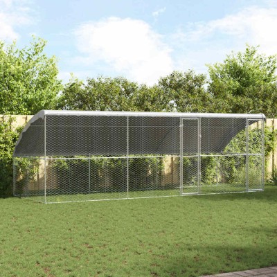 Dog cage 3 pcs Silver 6 x 2...