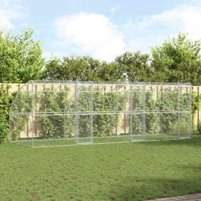 Dog cage 3 pcs Silver 6 x 2...