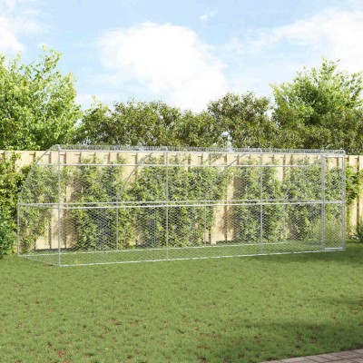 Dog cage 3 pcs Silver 6 x 2...