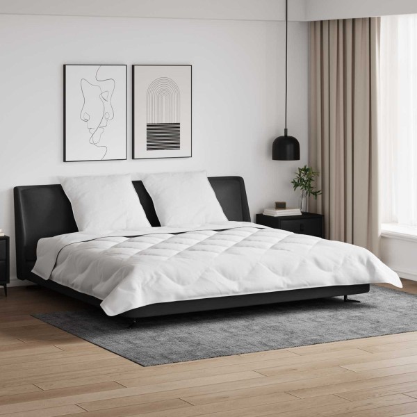 Winter duvet with pillow 3 pcs White Microfiber