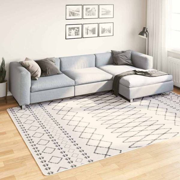 Carpet, black and white, 190x300cm, non-slip