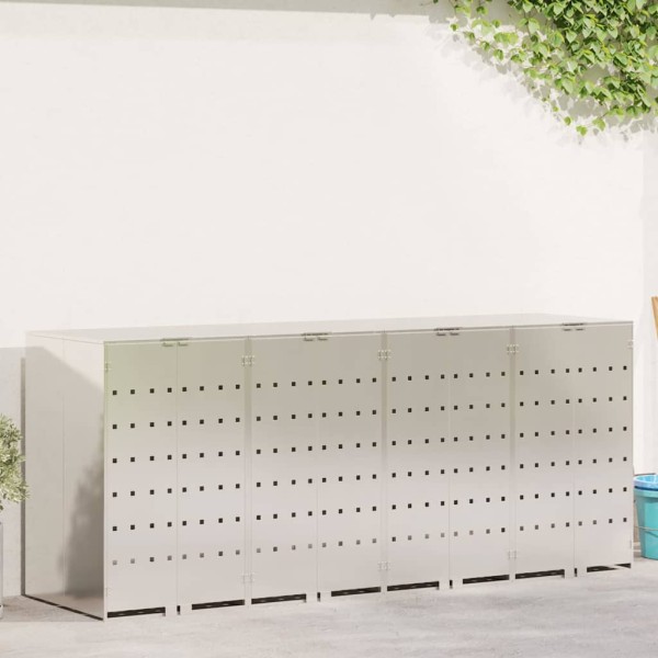 Wheel container storage 3 containers 340 x 77.5 x 115.5 cm