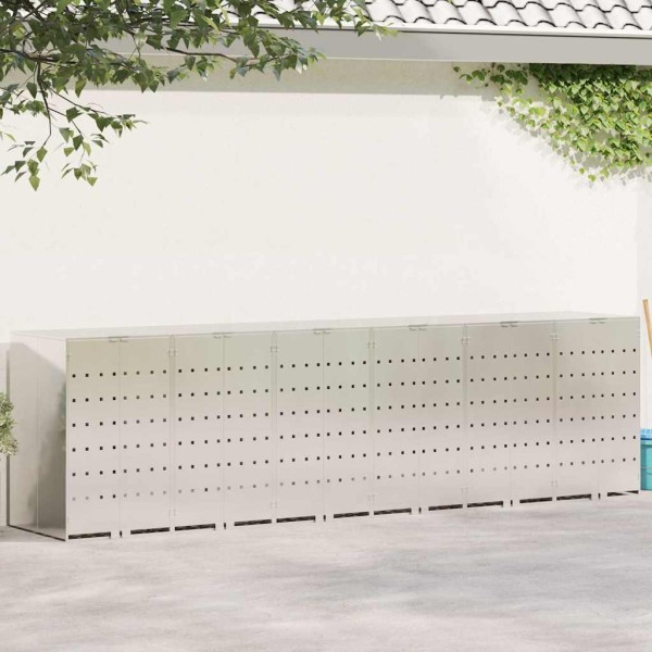 Wheel container storage 3 containers 340 x 77.5 x 115.5 cm