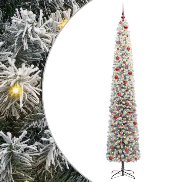 Artificial Christmas tree Green 270 cm PVC, steel and plastic