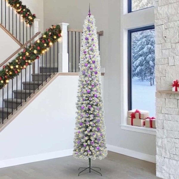 Artificial Christmas tree Green 300 cm PVC, steel and plastic