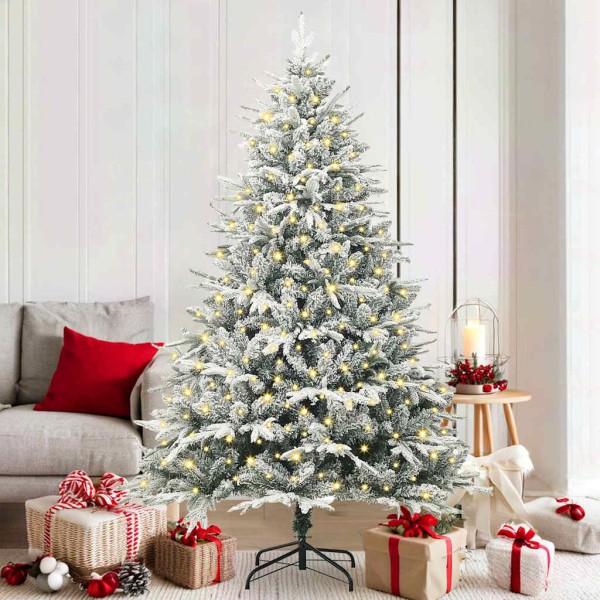 Artificial advance-lit Christmas tree s standing green 180 cm