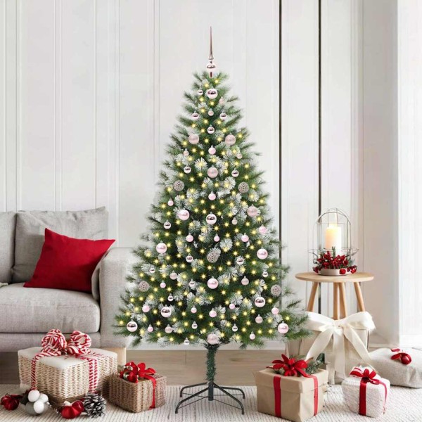 Artificial Flexible Christmas tree with padded snow 180 cm