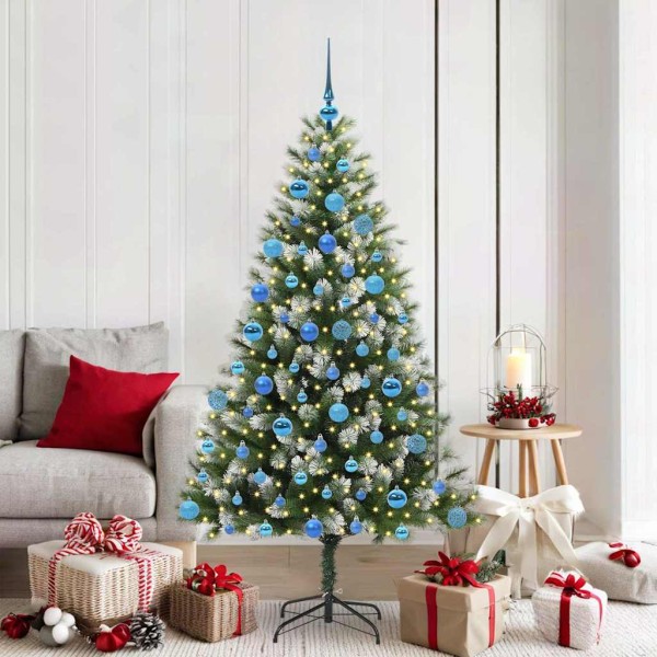 Artificial Flexible Christmas tree with padded snow 180 cm