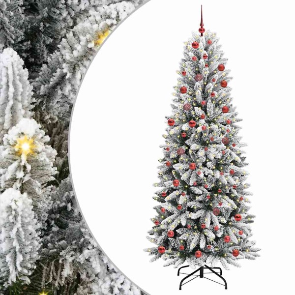 Christmas tree with 300 LED s stand White 210 cm