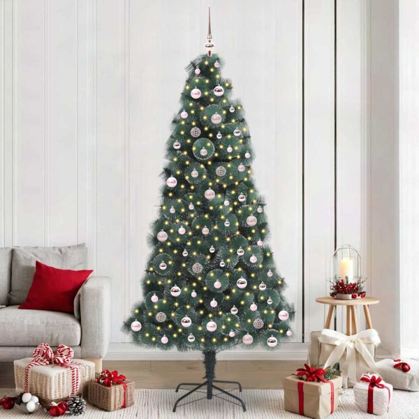 Artificial Christmas tree with a set of balls