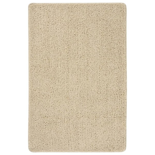 Shaggy mat, creamy, 200x290cm, non-slip