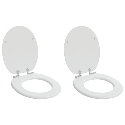 Tualeto sėdynė 2 pcs Balta...
