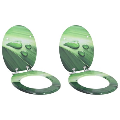 Toilet seat 2 pcs Green...