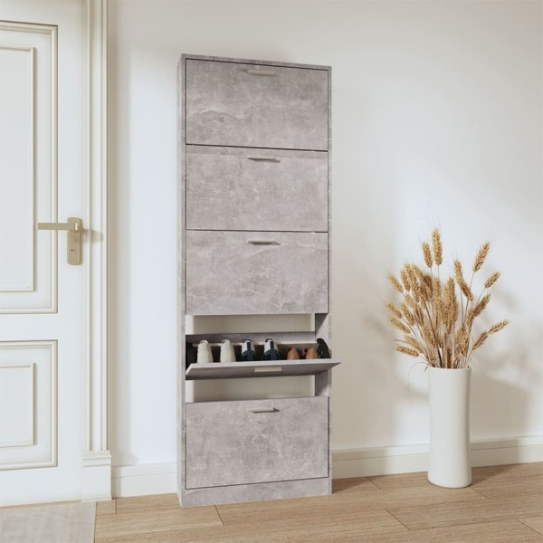 Bathroom, concrete gray, 59x17x169cm