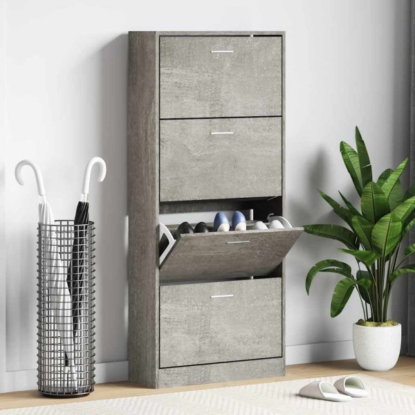 Bathroom, concrete gray, 63x24x147cm