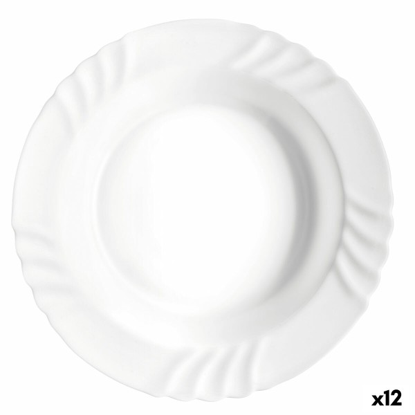 Pasniegšanas Plate Bormioli Rocco Ebro Apaļš Stikls (Ø 32 cm) (12 gb.)