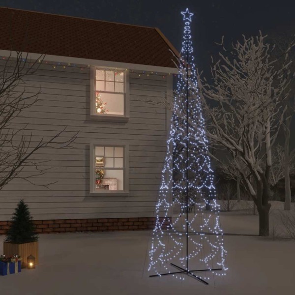 Christmas tree, 230x800cm, conical shape, 3000 cold white LED