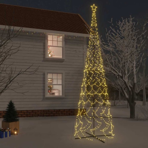 Christmas tree, 230x800cm, conical shape, 3000 warm white LED