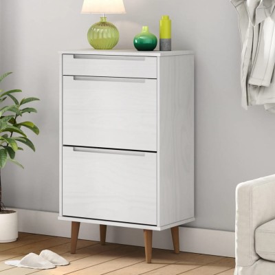 Shoe cabinet MOLDE, white,...