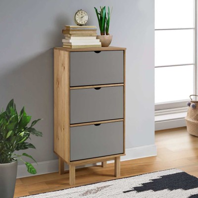 Shoe locker with 3 drawers...