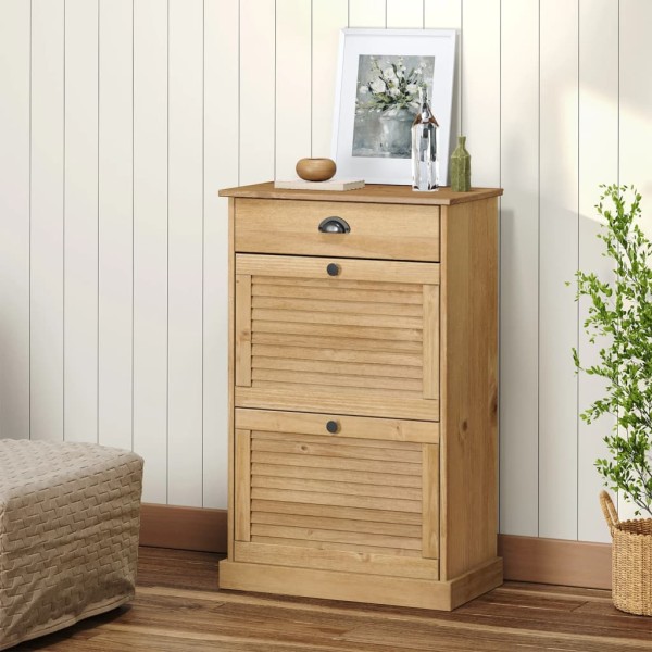 Shoe cabinet VIGO, 60x35x96cm, pine wood array