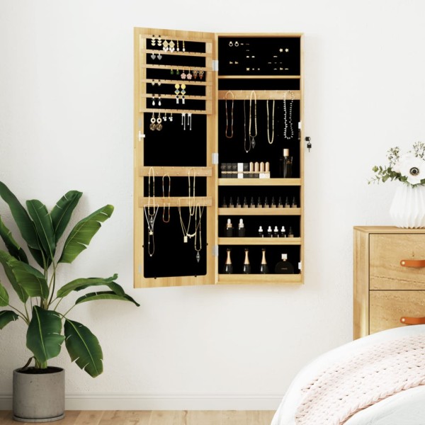 Mirror jewellery cabinet, 37,5x10x106cm, wall