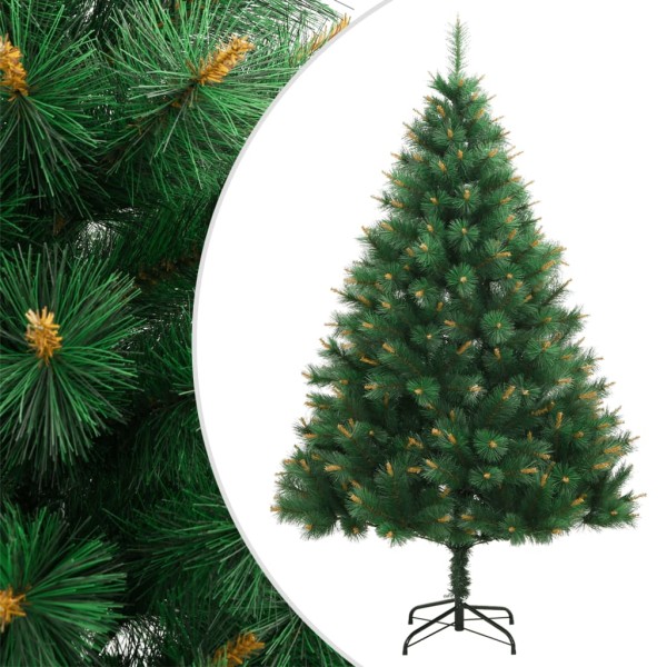 Artificial Christmas tree with articulated branches / stand, 210cm