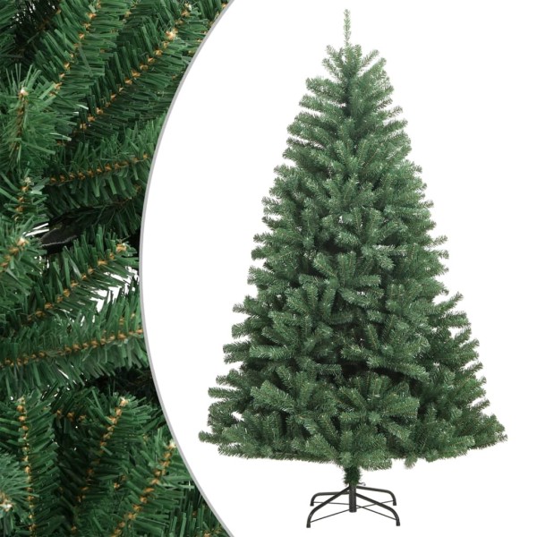 Artificial Christmas tree with articulated branches / stand, green, 240cm