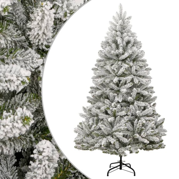 Artificial Christmas tree with articulated branches, 270cm, snow-covered