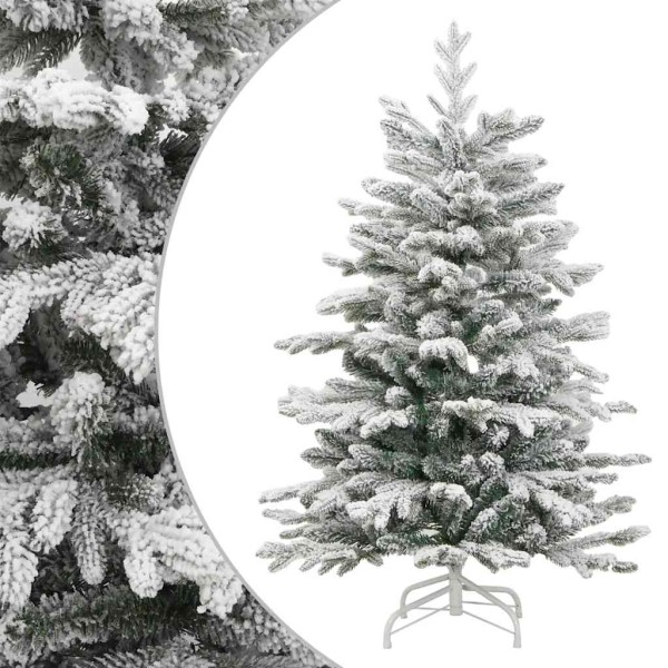 Artificial Christmas tree with articulated branches, 180cm, snow-covered