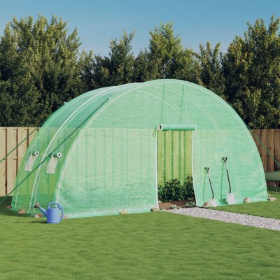 Greenhouse with steel...