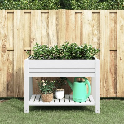 High garden bed, white,...