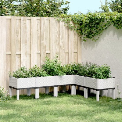 Garden bed with feet,...