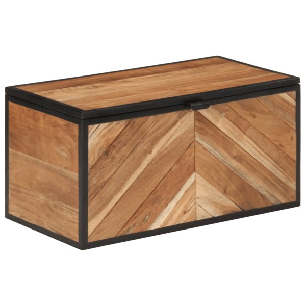 Box, 60x30x30cm, box wood / iron