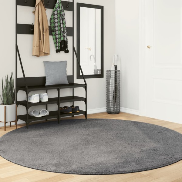Carpet HUARTE, anthracite, 200cm, short bristles