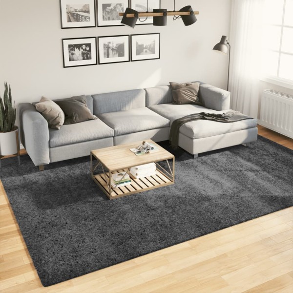 Carpet OVIEDO, anthracite color, 240x340cm, short bristles