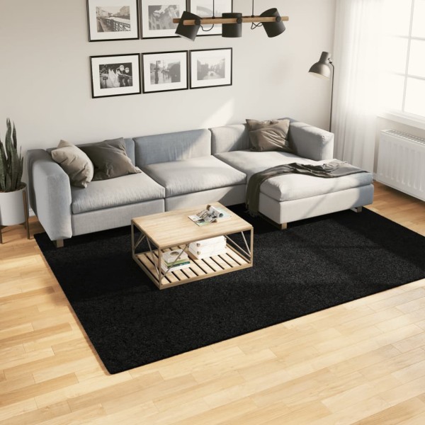carpet OVIEDO, black, 200x280cm, short bristles