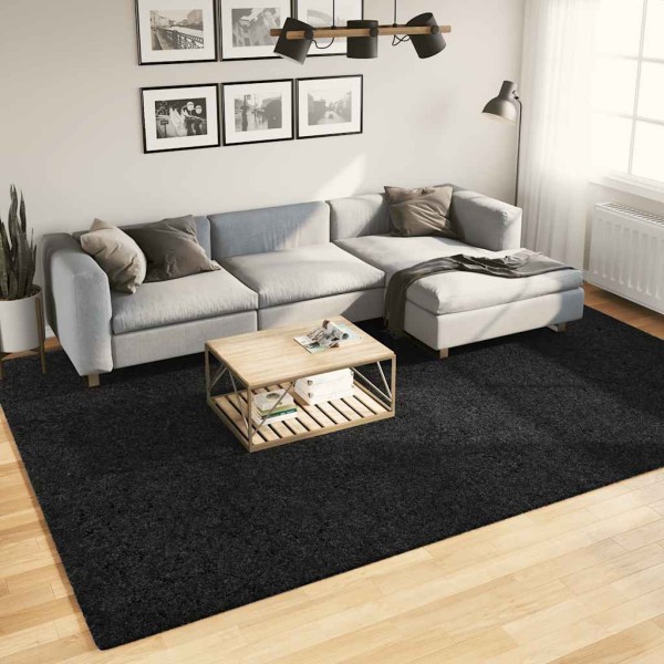 carpet OVIEDO, black, 240x340cm, short bristles