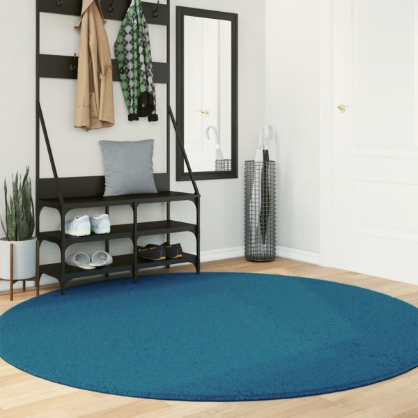 carpet OVIEDO, turquoise color, 200cm, short bristles