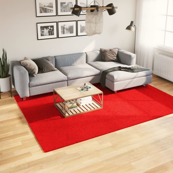 carpet OVIEDO, red, 200x280cm, short bristles