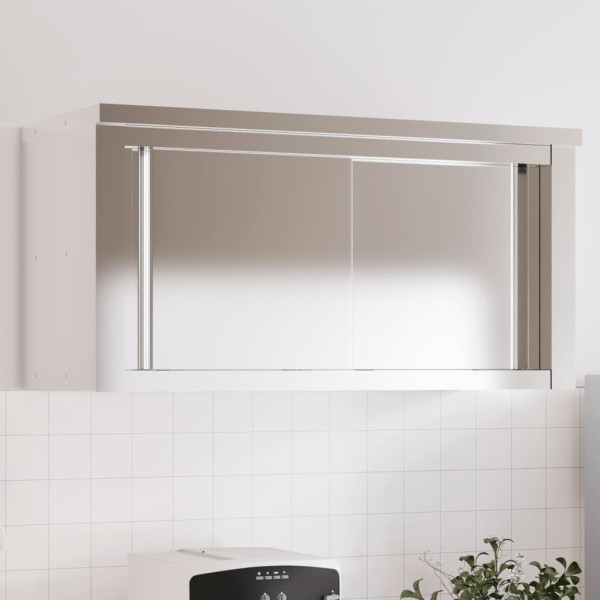 Cylinder cabinet with sliding door, steel