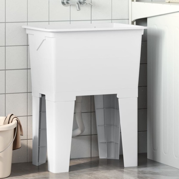 Blower, white, 59x41x75cm, resin
