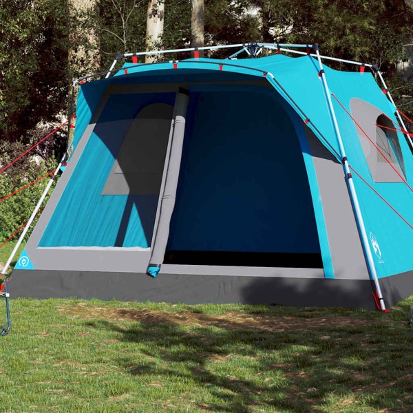 Family tent, blue, seven-place, fast release