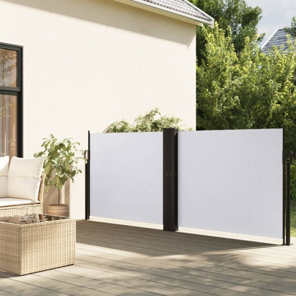 Extract side partition, white, 140x600cm