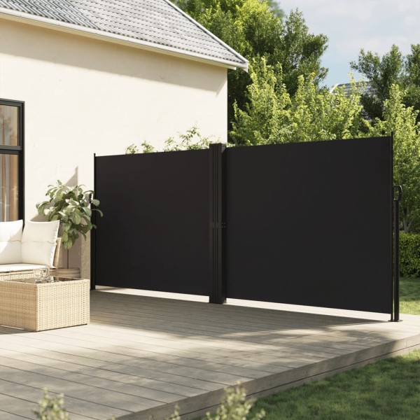 Pull out side markup, black, 180x600cm