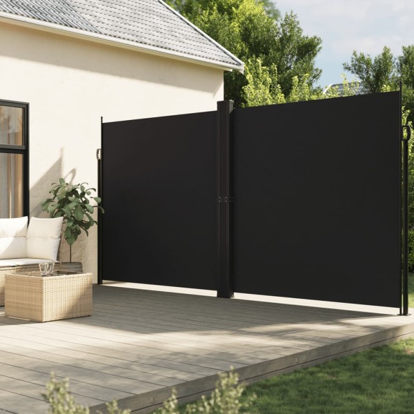 Pull out side markup, black, 200x600cm