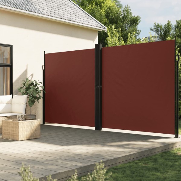 Extract side partition, brown, 200x1000cm